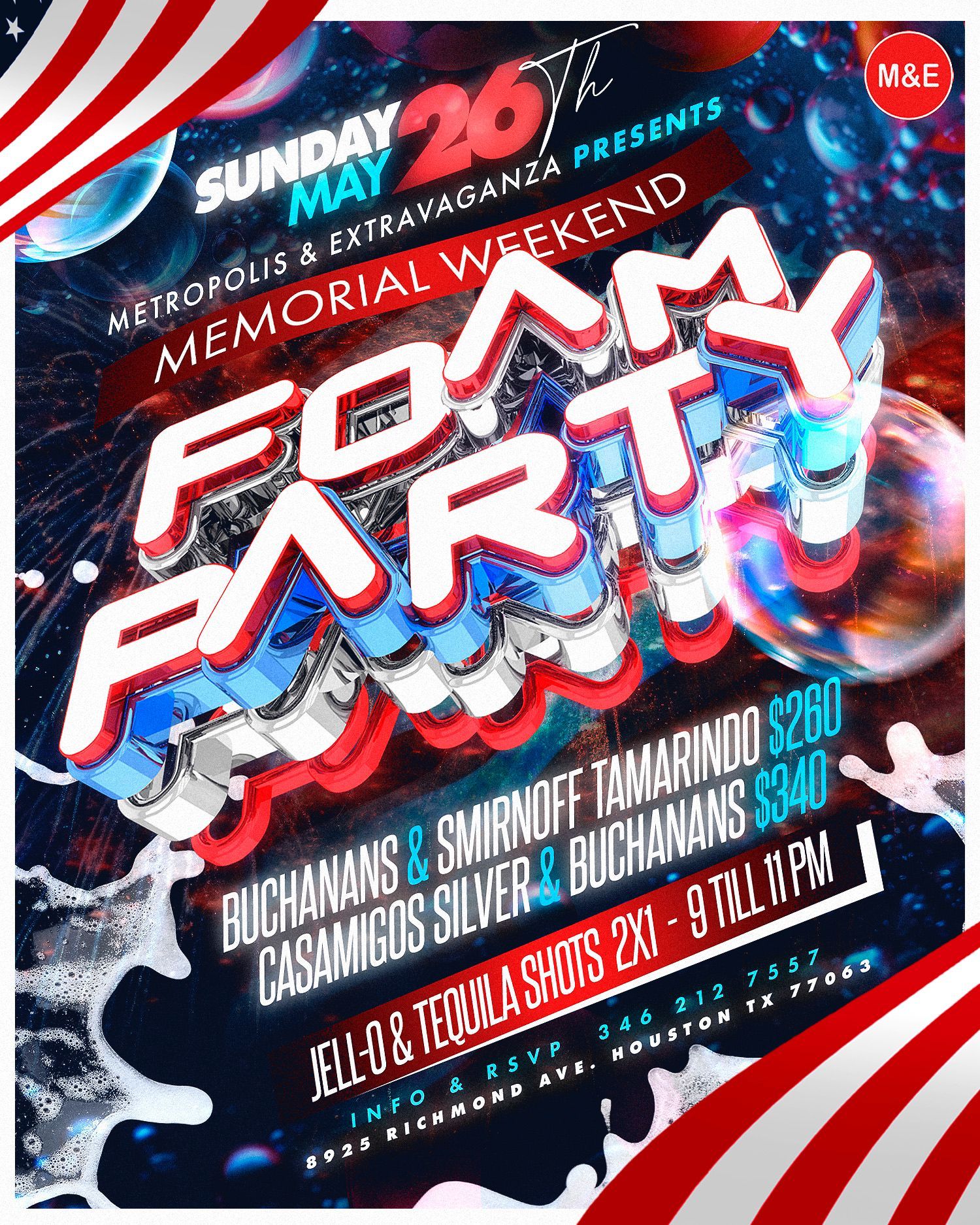foam party memorial 2024